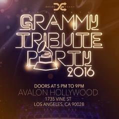 PRE- GRAMMY PARTY - CELEB HOSTS AND GUESTS